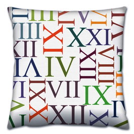 Aberto Design Cojín A14680 43x43 cm, Relleno de Silicona, 50% Algodón / 50% Poliéster, Lavable